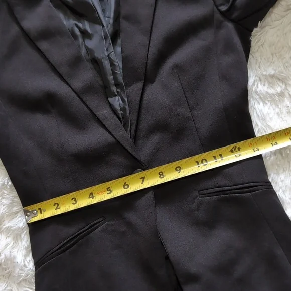 H&M Black Fitted Single Button Blazer - Picture 9 of 10